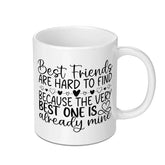 Best Friend Mug, Friend Gift, Cute Friend Mug, Best Friend Ever, Gift For Her, BFF Mug, Friend Mug - Tawshia